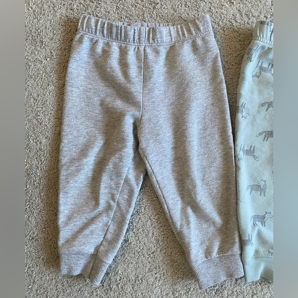 2 Carters Toddler Joggers Green and Gray Size 18 Months - Picture 2 of 7